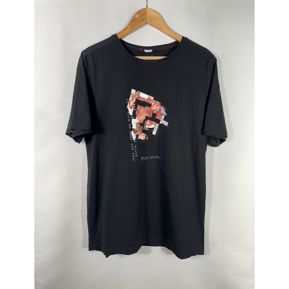 Noscento Men's Medium Black Short Sleeve Crew Neck T-Shirt